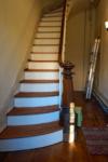 Staining and Sealing the Stairs